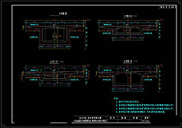 京杭运河特大桥cad素材