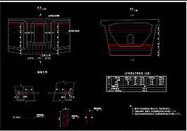 主桥箱梁横梁预应力构造cad图纸