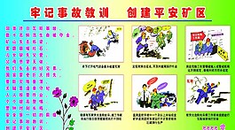 牢记事故教训创建平安矿区图片