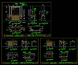 卫生间大样cad图纸