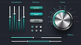 金属质感UI Kit