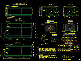 预制空心板一般构造cad图纸