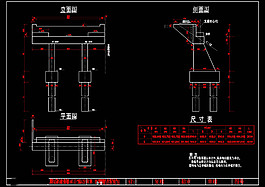 桥台构造cad图纸