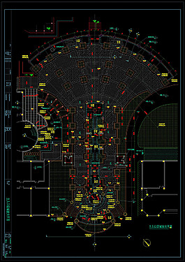 主入口平面cad图纸