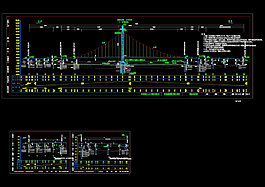 桥型总体布置图cad图纸