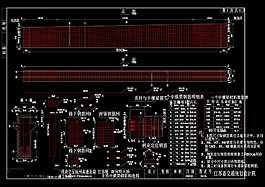 主桥中横梁钢筋构造cad图素材
