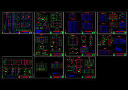 附属结构cad图纸