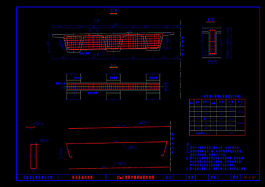 小箱梁中横梁钢筋构造cad图