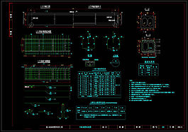 桥梁cad图素材
