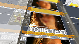 墙面显示图片主题新闻片头