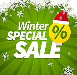 圣诞节打折海报设计