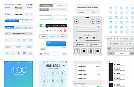 iOS 7 UI Kit for Sketch