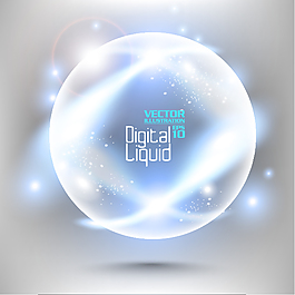 发光球体矢量素材源文件下载