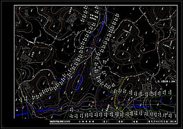 公路用地图cad图纸素材