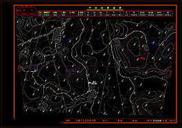 公路用地图cad图稿