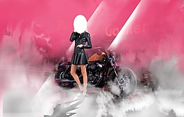 女款外套海报设计
