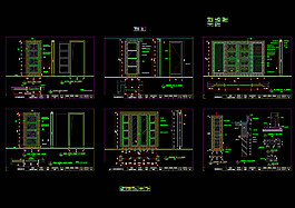 趟门设计cad图纸