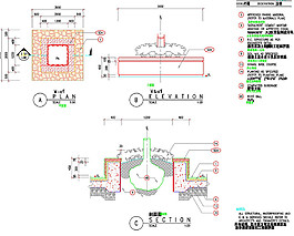 道路平立剖面设计cad图纸