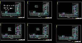 城市建筑布置cad图纸