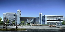 广场建筑场景
