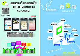 微信营销折页设计