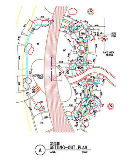 南湖半岛cad景观图纸素材