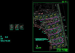 珠江帝景园林cad景观图纸