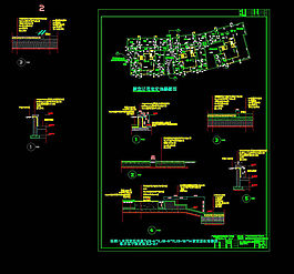 珠江帝景景观cad景观图纸