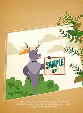 卡通漫画背景素材