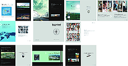 企业画册矢量素材