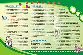 夏季安全看板