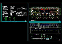 某学校师生合用公共厕所施工图cad图纸