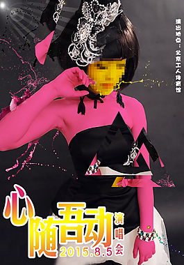 某某人物音乐会海报