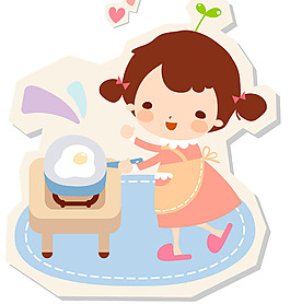 矢量女孩素材
