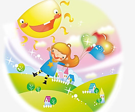 奔跑的女孩设计