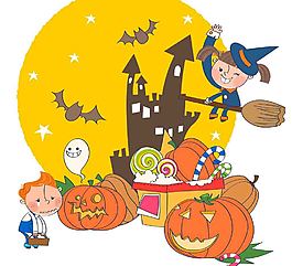 万圣节插画设计