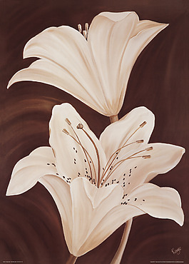 花卉油画图片