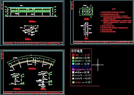 阅报栏施工详图