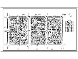 小区投标方案cad图