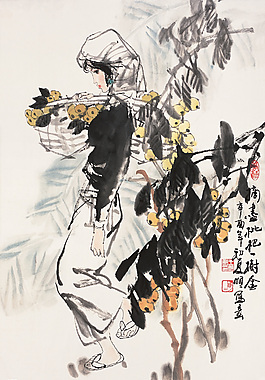 摘尽枇杷一树金