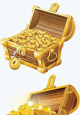 金币宝箱图片 金币宝箱素材 金币宝箱模板免费下载 六图网