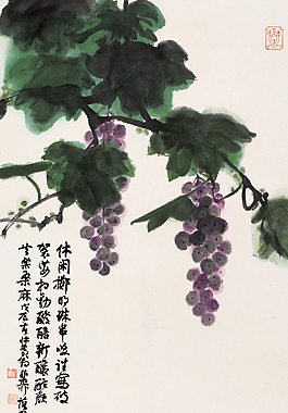 葡萄夏初熟