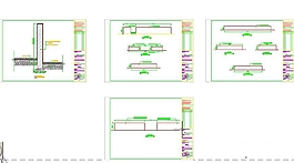 校园景墙施工图