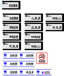 亚克力门牌