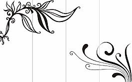 大气花藤移门花纹