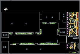 某厂区绿化设计图