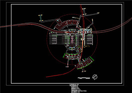 地下商场cad素材
