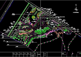公园植物配置图纸