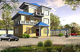 三层别墅CAD施工图