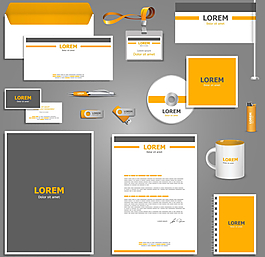 黄色信封VI设计